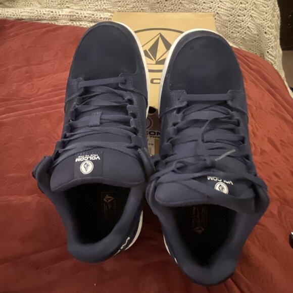 Volcom Evolve Skate Work Shoes Composite Toe Slip-Resistant Blue  Men's 12W Work - Picture 10 of 16